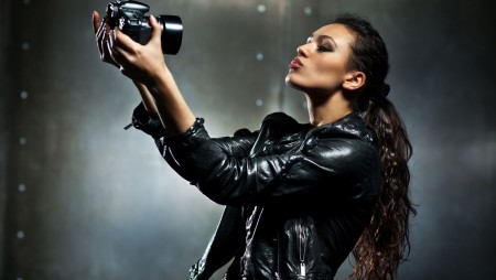 Young woman fashion portrait
